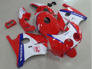 Aftermarket 1991-1998 Blue Red White Honda CBR250RR MC22 Replacement Motorcycle Fairings