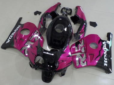 Custom 1991-1998 Pink Black Honda CBR250RR MC22 Motor Fairings