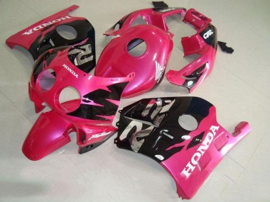 Aftermarket 1991-1998 Black Pink Honda CBR250RR MC22 Motorbike Fairing