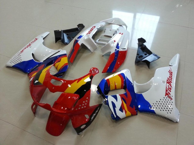 Custom 1996-1997 Red White Yellow Honda CBR900RR 893 Replacement Motorcycle Fairings