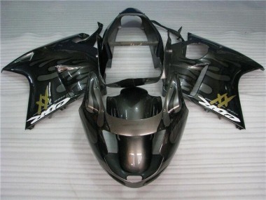 Custom 1996-2007 Black Honda CBR1100XX Motorcycle Fairings Kit