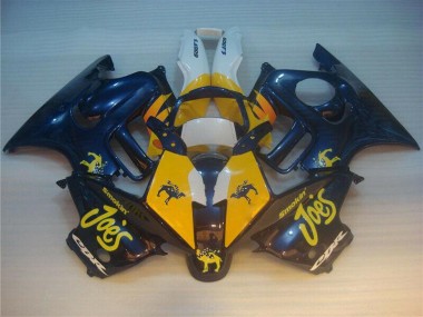 Aftermarket 1995-1998 Blue Yellow Joes Honda CBR600 F3 Replacement Motorcycle Fairings