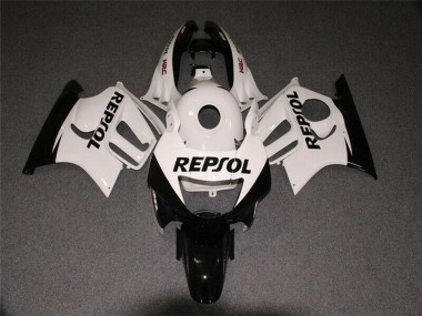 Custom 1995-1998 White Black Repsol Honda CBR600 F3 Motorcycle Bodywork