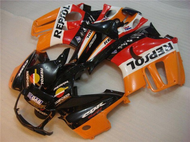 Custom 1995-1998 Black Orange Repsol Honda CBR600 F3 Motorcycle Fairings Kits