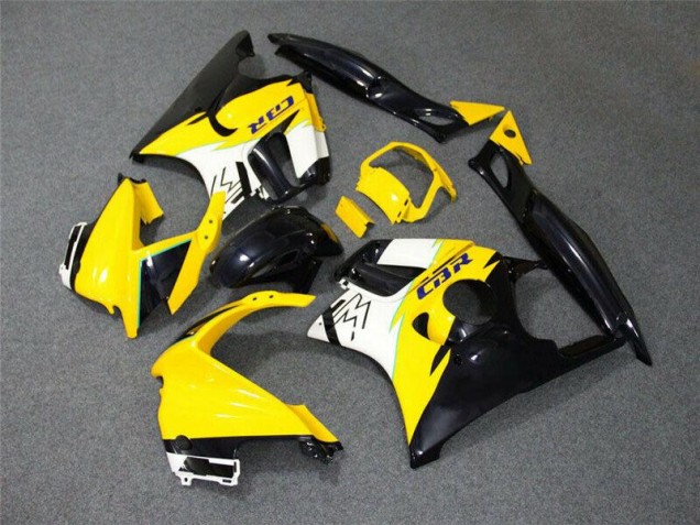 Aftermarket 1995-1998 Yellow Honda CBR600 F3 Moto Fairings