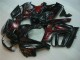 Custom 1995-1998 Black Red Flame Honda CBR600 F3 Motorcyle Fairings