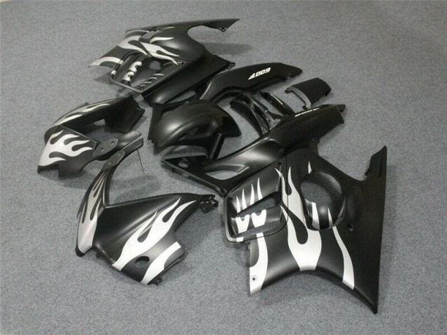 Custom 1995-1998 Black White Flame Honda CBR600 F3 Motorbike Fairing