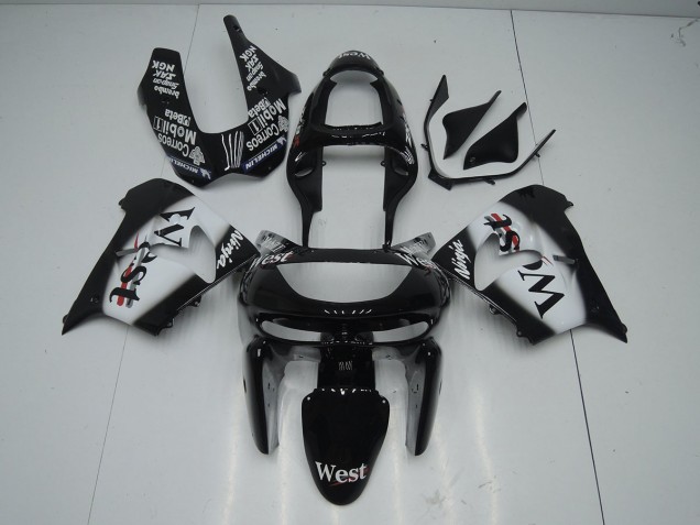 Aftermarket 1998-1999 Black West Kawasaki ZX9R Bike Fairing