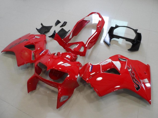 Aftermarket 1998-2001 Red Honda VFR800 Moto Fairings