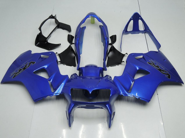 Aftermarket 1998-2001 Candy Blue Honda VFR800 Motorcyle Fairings