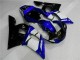 Custom 1998-2002 Blue Black Yamaha YZF R6 Motorbike Fairing