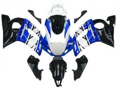 Custom 1998-2002 Blue Black Champions Yamaha YZF R6 Motor Fairings