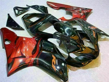 Custom 2000-2001 Red Yamaha YZF R1 Motorcyle Fairings