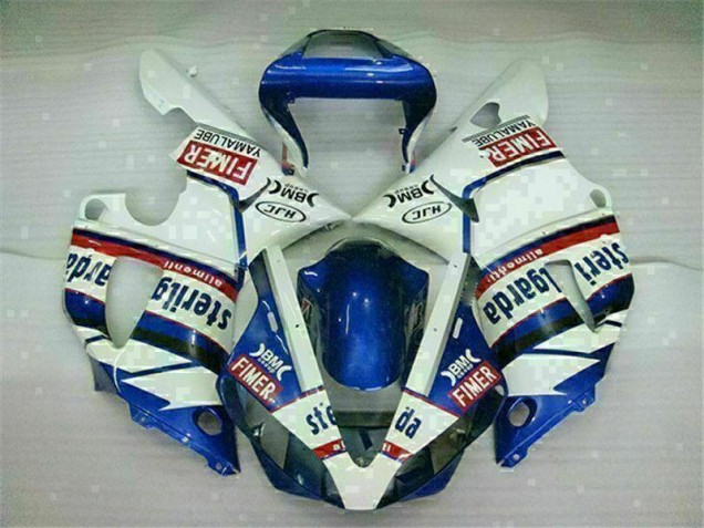 Custom 2000-2001 Blue White Yamaha YZF R1 Replacement Fairings