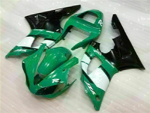 Custom 2000-2001 Green Yamaha YZF R1 Motorcylce Fairings