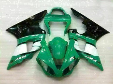 Custom 2000-2001 Green Yamaha YZF R1 Motorcylce Fairings