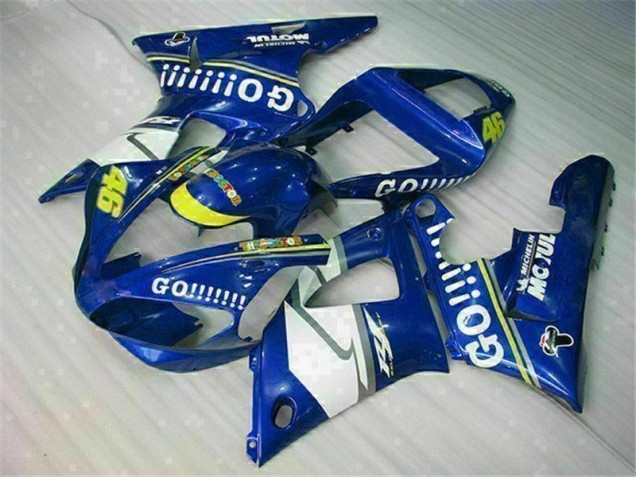 Custom 2000-2001 Blue Yamaha YZF R1 Motor Bike Fairings