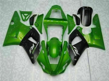 Custom 2000-2001 Green Yamaha YZF R1 Motorcyle Fairings