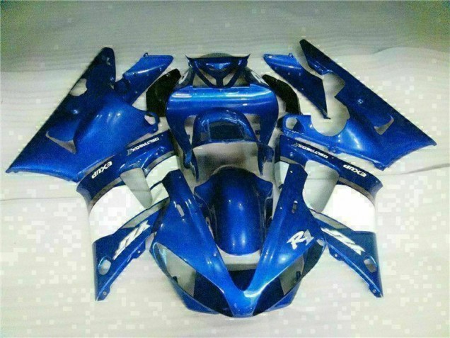 Custom 2000-2001 Blue Yamaha YZF R1 Motor Fairings