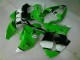 Custom 2000-2002 Green Black Kawasaki ZX6R Motorbike Fairing