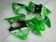 Custom 2000-2002 Green Black Kawasaki ZX6R Motorcycle Bodywork