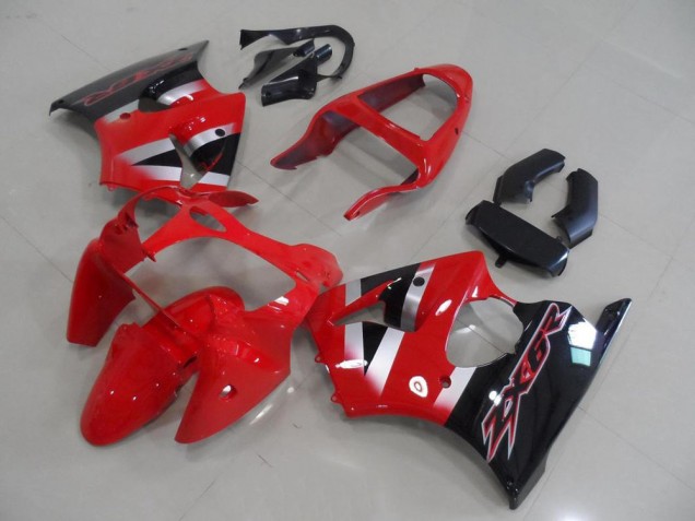 Custom 2000-2002 Red OEM Style Kawasaki ZX6R Motorcycle Fairings Kit