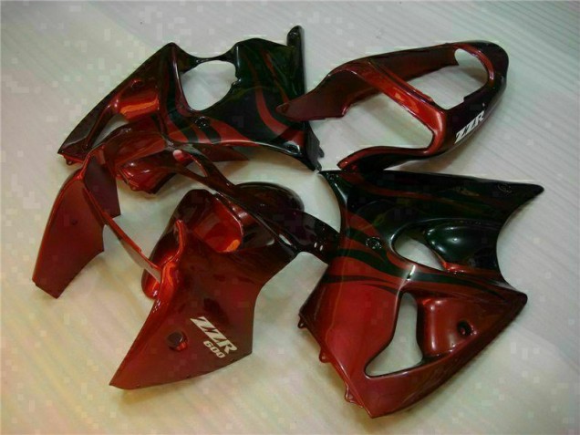 Custom 2000-2002 Red Kawasaki ZX6R Motor Fairings