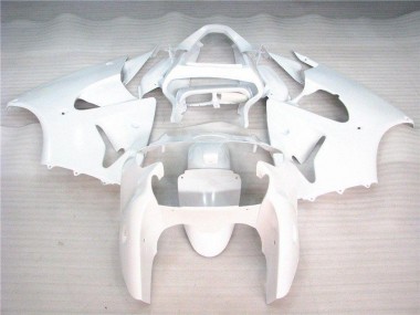 Custom 2000-2002 Glossy White Kawasaki ZX6R Bike Fairing