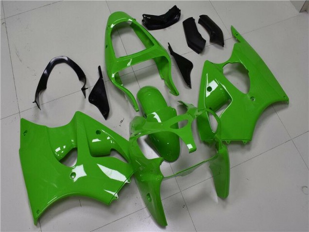 Aftermarket 2000-2002 Green Kawasaki ZX6R Motorbike Fairing