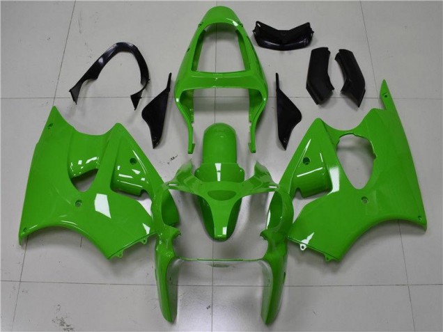 Aftermarket 2000-2002 Green Kawasaki ZX6R Motorbike Fairing