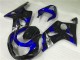 Custom 2000-2002 Blue Black Suzuki GSXR 1000 Motorcycle Fairings Kit