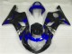 Custom 2000-2002 Blue Black Suzuki GSXR 1000 Motorcycle Fairings Kit