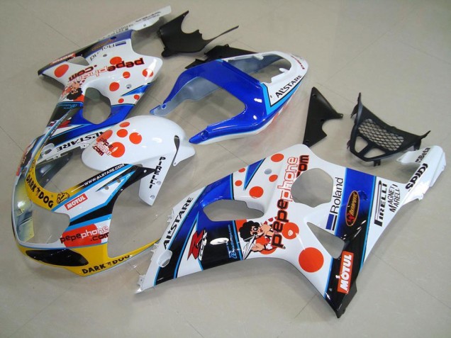 Custom 2000-2002 Pepe Phone Suzuki GSXR 1000 Motorcylce Fairings