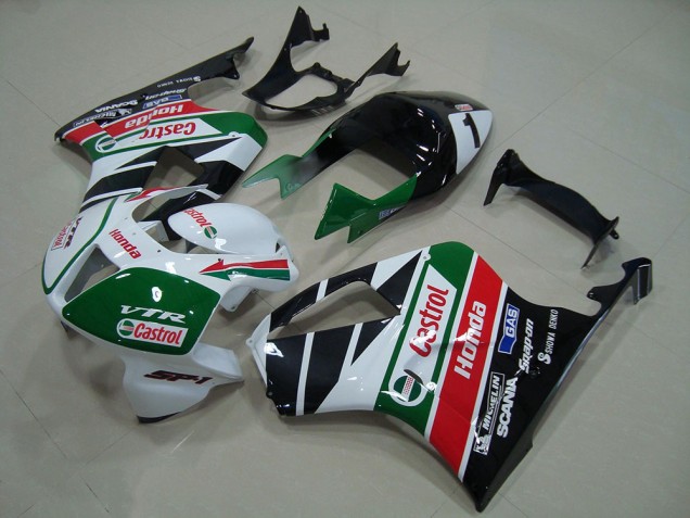 Aftermarket 2000-2006 Castrol Honda VTR1000 Motorcycle Fairing Kit