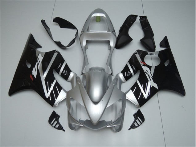 Aftermarket 2001-2003 Silver Black Honda CBR600 F4i Motor Bike Fairings
