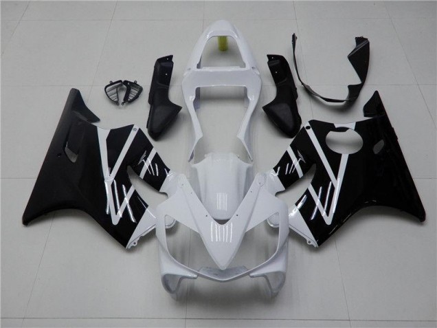 Aftermarket 2001-2003 White Black Honda CBR600 F4i Motorcycle Bodywork