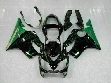 Custom 2001-2003 Green Honda CBR600 F4i Motorbike Fairing