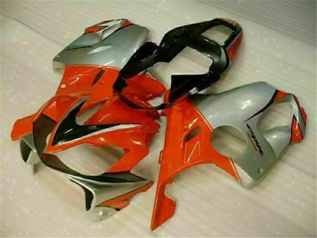 Custom 2001-2003 Red Silver Honda CBR600 F4i Motorcycle Fairing Kits