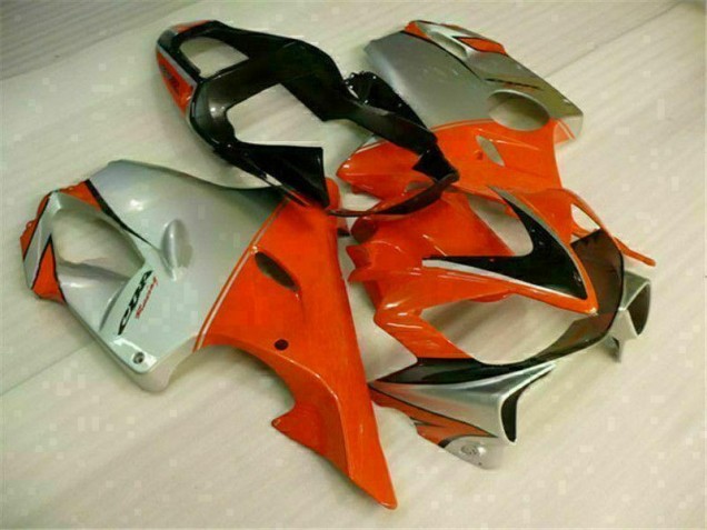 Custom 2001-2003 Red Silver Honda CBR600 F4i Motorcycle Fairing Kits