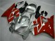 Custom 2001-2003 Red Silver Honda CBR600 F4i Motor Bike Fairings