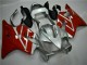 Custom 2001-2003 Red Silver Honda CBR600 F4i Motor Bike Fairings