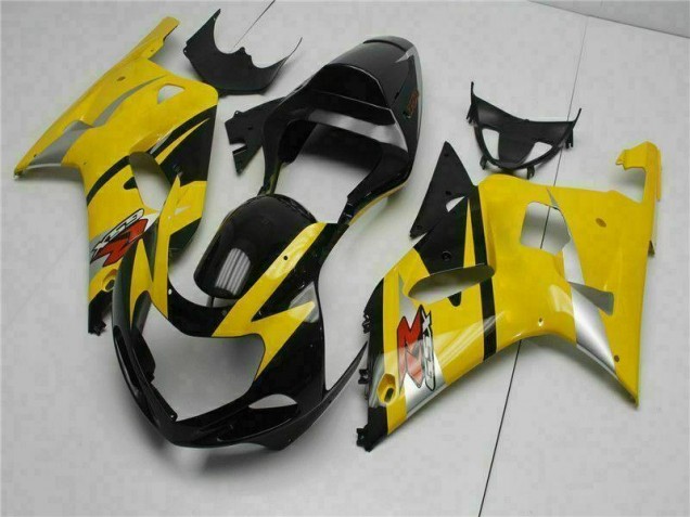 Custom 2001-2003 Yellow Suzuki GSXR 600/750 Replacement Motorcycle Fairings