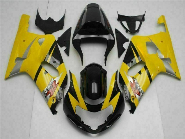 Custom 2001-2003 Yellow Suzuki GSXR 600/750 Replacement Motorcycle Fairings