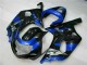 Aftermarket 2001-2003 Blue Black Suzuki GSXR 600/750 Bike Fairing Kit