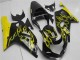 Custom 2001-2003 Black Suzuki GSXR 600/750 Motorbike Fairing