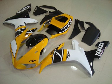 Custom 2002-2003 Yellow Anniversary Yamaha YZF R1 Replacement Motorcycle Fairings