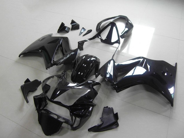 Aftermarket 2002-2013 Glossy Black Honda VFR800 Motorcycle Fairing