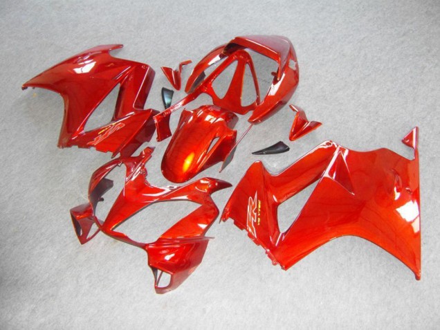 Custom 2002-2013 Red Honda VFR800 Motorcycle Fairing Kits