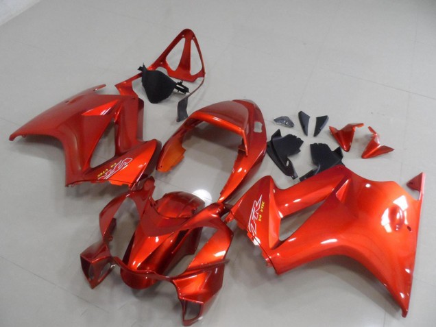 Custom 2002-2013 Red Honda VFR800 Bike Fairing Kit