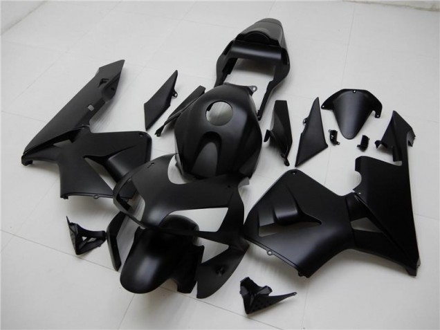 Custom 2003-2004 Matte Black Honda CBR600RR Motorcycle Fairing Kit